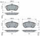 0 986 494 161 Bosch Гальмівні колодки