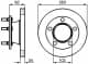 0 986 478 643 Bosch Гальмівний диск