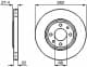 0 986 478 834 Bosch Тормозной диск