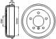 0 986 477 101 Bosch Тормозной барабан для Mercedes T1