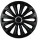 Комплект колпаков на колеса Elegant Trend цвет черный R14