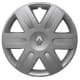 Ковпак на колесо Renault / Dacia Renault Megane Scenic колір сріблястий R15