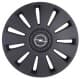 Комплект ковпаків на колеса Rex Opel колір чорний з карбоновою обробкою R14