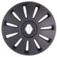 Комплект ковпаків на колеса Rex Renault колір чорний з карбоновою обробкою R14