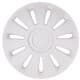 Комплект колпаков на колеса Rex цвет белый с карбоновой отделкой R15
