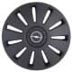 Комплект колпаков на колеса Rex Opel цвет черный с карбоновой отделкой R16