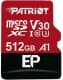 Карта пам’яті Patriot EP Series microSDXC 512 ГБ з SD-адаптером