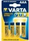 Батарейка Varta Long Life Extra 4103101414 AAA (мизинчиковая) 1,5 V 4 шт