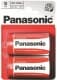 Батарейка Panasonic Red Zink R20REL/2BPR D 1,5 V 2 шт