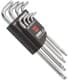 Набор ключей TORX Würth Zebra 071537100 T9-T40 с шарообразным наконечником 8 шт