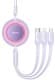 Кабель 3 в 1 Baseus USB - Apple Lightning - type-C - Micro USB Bright Mirror 2 CAMJ010105 1,1 м