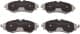 PA-W05AF Japanparts Тормозные колодки