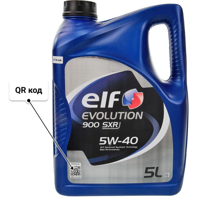 Elf Evolution 900 SXR 5W-40 (5 л) моторна олива 5 л