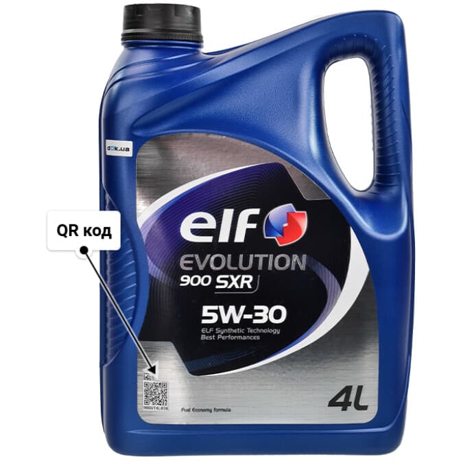 Elf Evolution 900 SXR 5W-30 (4 л) моторное масло 4 л