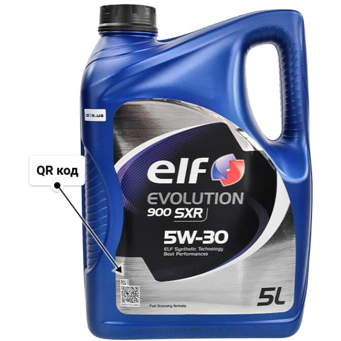 Elf Evolution 900 SXR 5W-30 (5 л) моторное масло 5 л