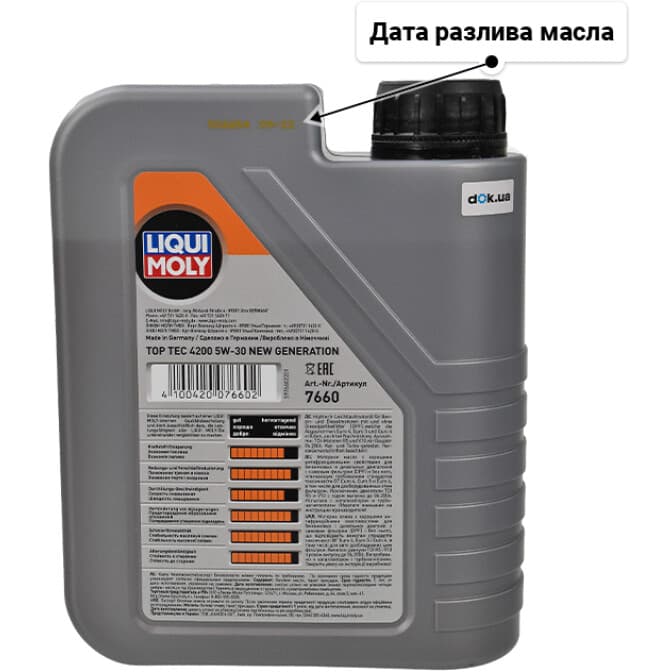 Liqui Moly Top Tec 4200 5W-30 (1 л) моторное масло 1 л