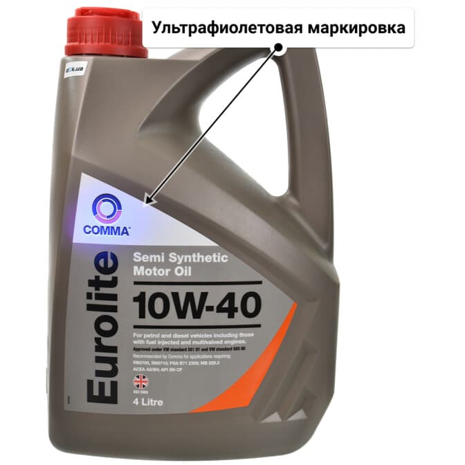 Comma Eurolite 10W-40 (4 л) моторное масло 4 л