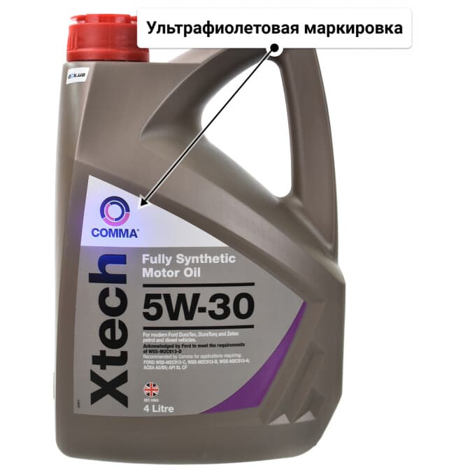 Comma Xtech 5W-30 (4 л) моторное масло 4 л