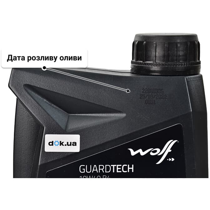 Wolf Guardtech B4 10W-40 (1 л) моторна олива 1 л