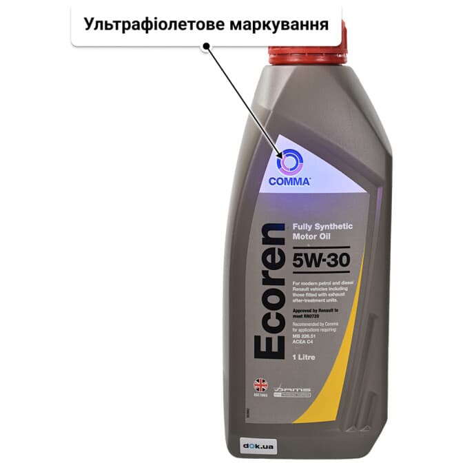 Comma Ecoren 5W-30 (1 л) моторна олива 1 л