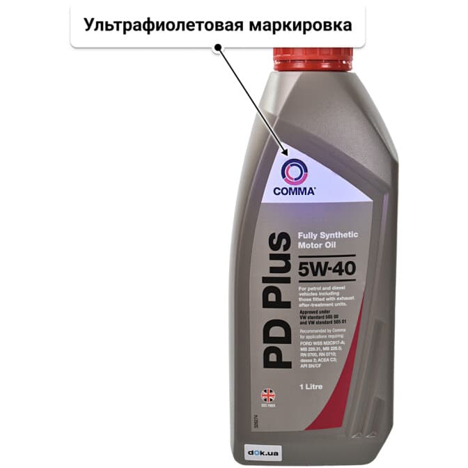 Comma PD Plus 5W-40 (1 л) моторное масло 1 л