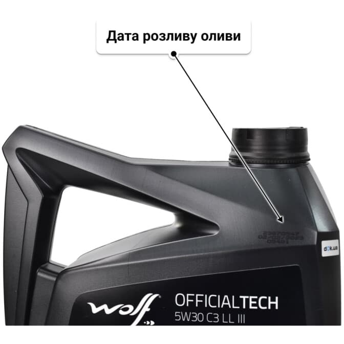 Wolf Officialtech C3 LL III 5W-30 (5 л) моторна олива 5 л