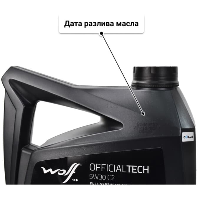 Wolf Officialtech C2 5W-30 (5 л) моторное масло 5 л