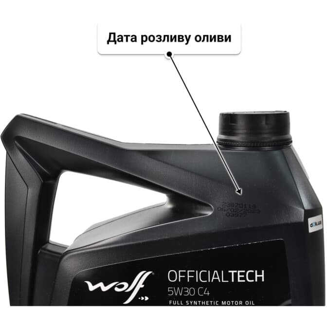 Wolf Officialtech C4 5W-30 (5 л) моторна олива 5 л