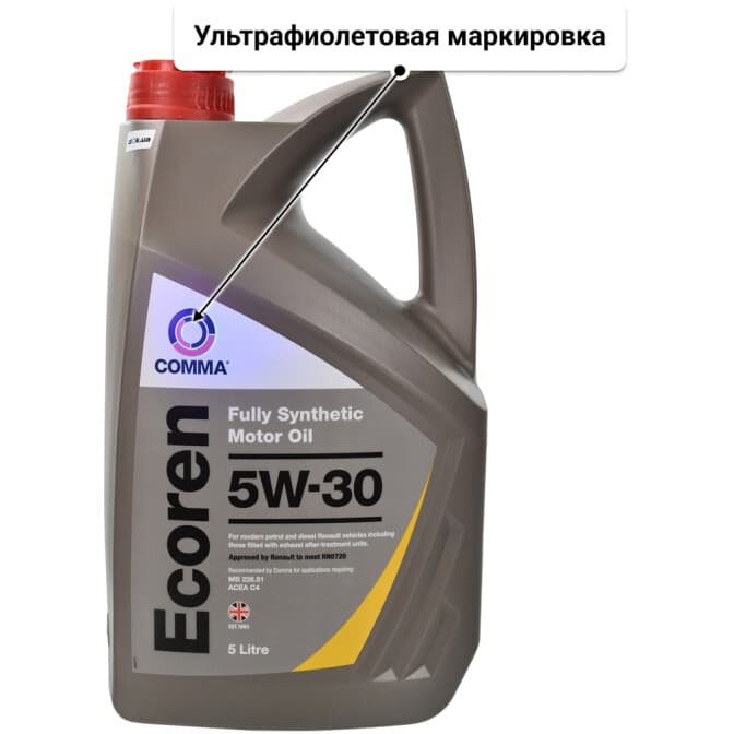 Comma Ecoren 5W-30 (5 л) моторное масло 5 л