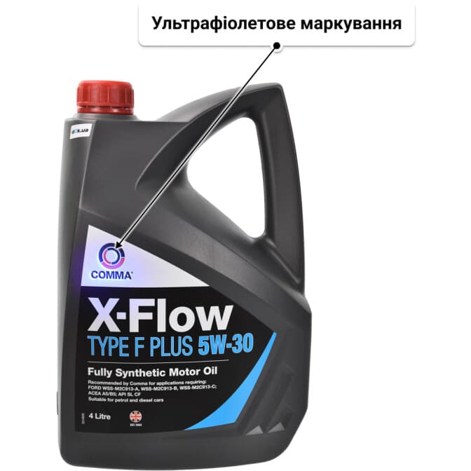 Comma X-Flow Type F PLUS 5W-30 (4 л) моторна олива 4 л