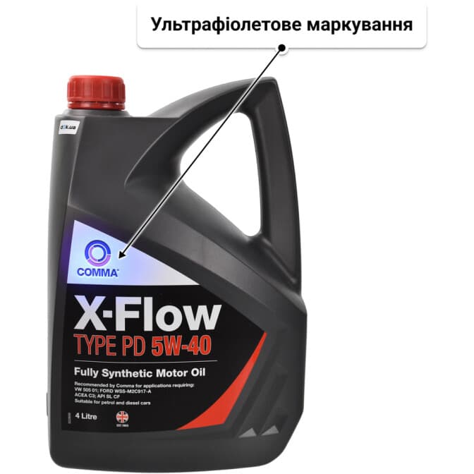 Comma X-Flow Type PD 5W-40 (4 л) моторна олива 4 л
