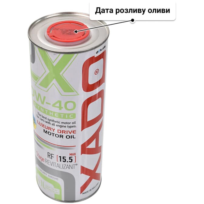 Xado Atomic Oil SL/CI-4 Luxury Drive 10W-40 (1 л) моторна олива 1 л
