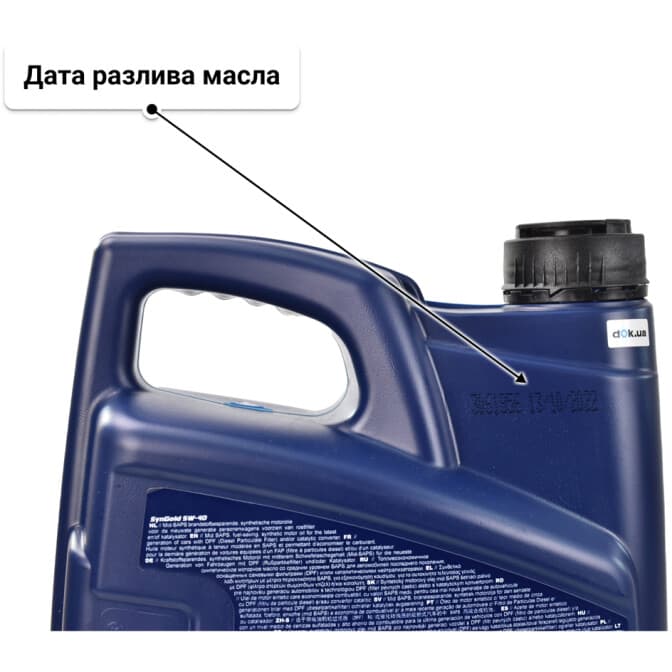 VatOil SynGold 5W-40 (5 л) моторное масло 5 л