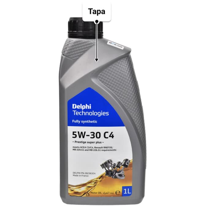 Delphi Prestige Super Plus C4 5W-30 (1 л) моторное масло 1 л
