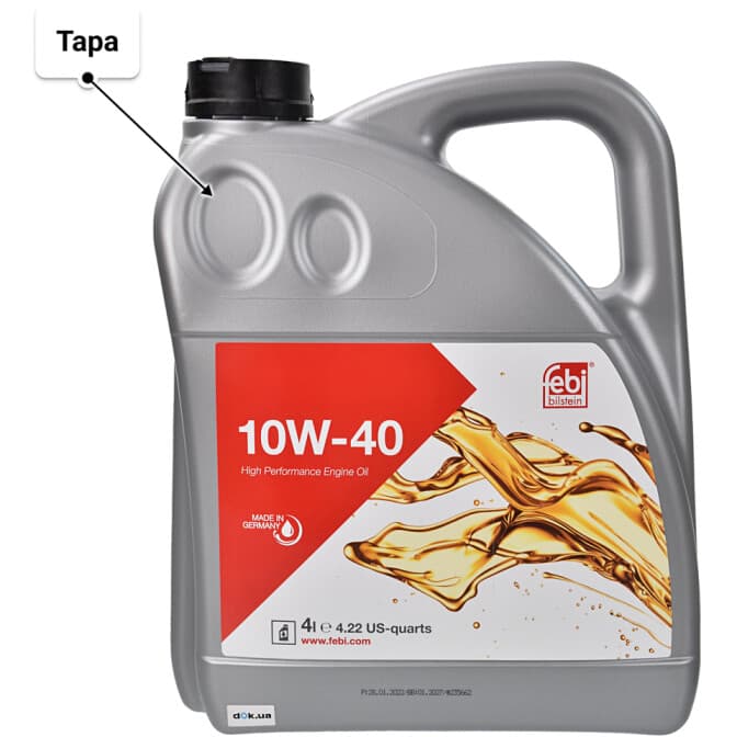 Febi 10W-40 (4 л) моторное масло 4 л