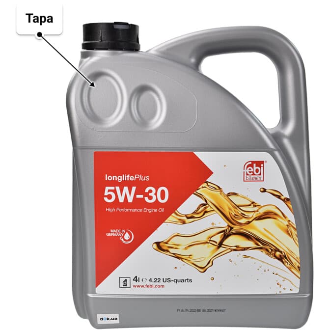 Febi Longlife Plus 5W-30 (4 л) моторное масло 4 л