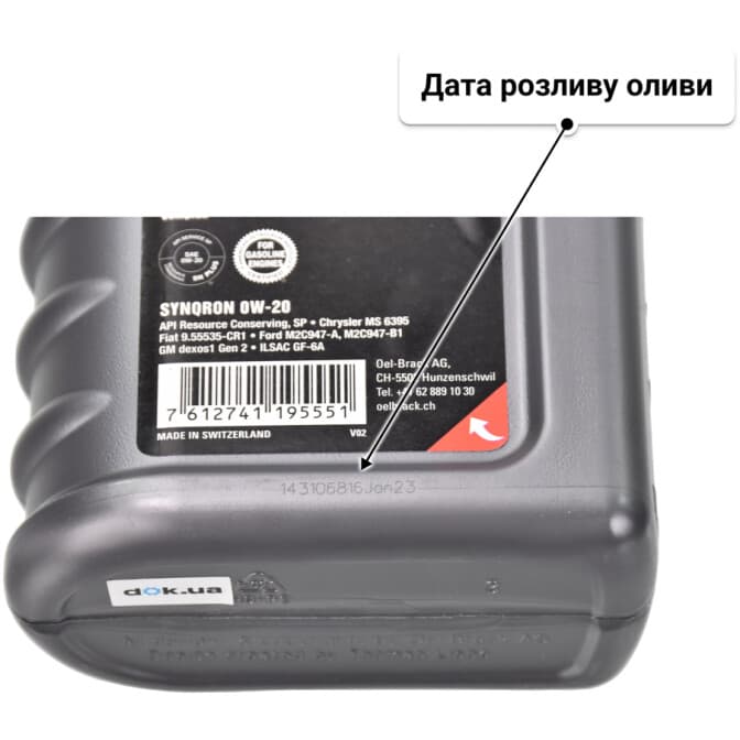 Midland Synqron 0W-20 (1 л) моторна олива 1 л