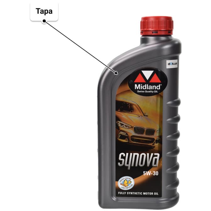 Midland Synqron 5W-30 (1 л) моторное масло 1 л