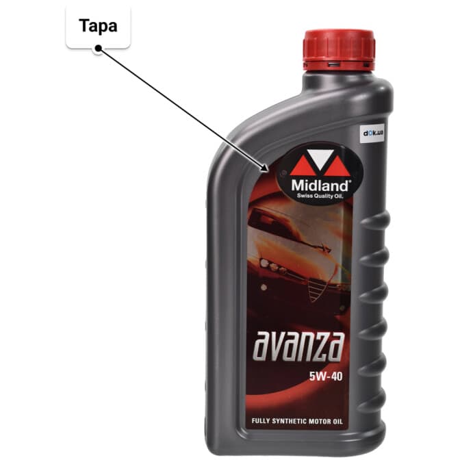 Midland Avanza 5W-40 (1 л) моторное масло 1 л