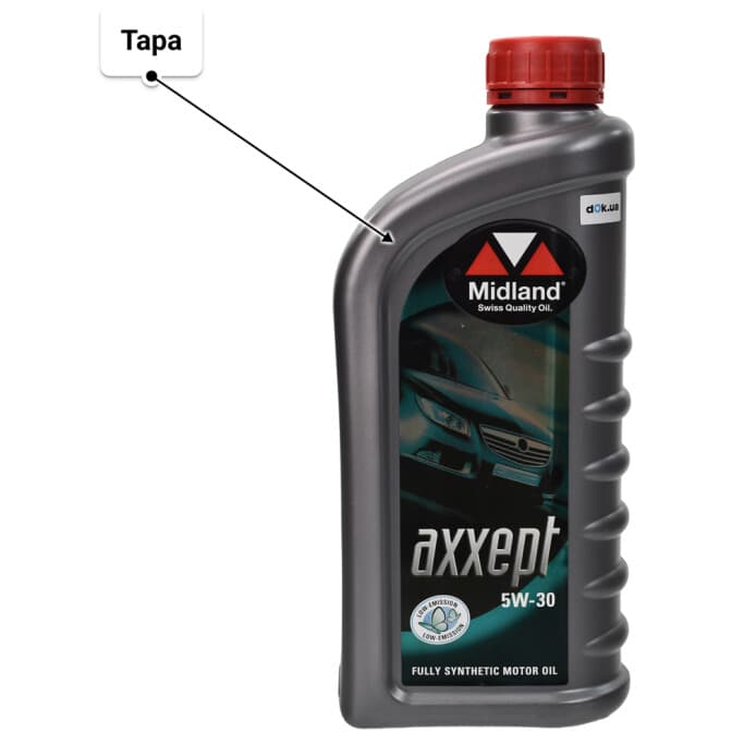 Midland Axxept 5W-30 (1 л) моторное масло 1 л