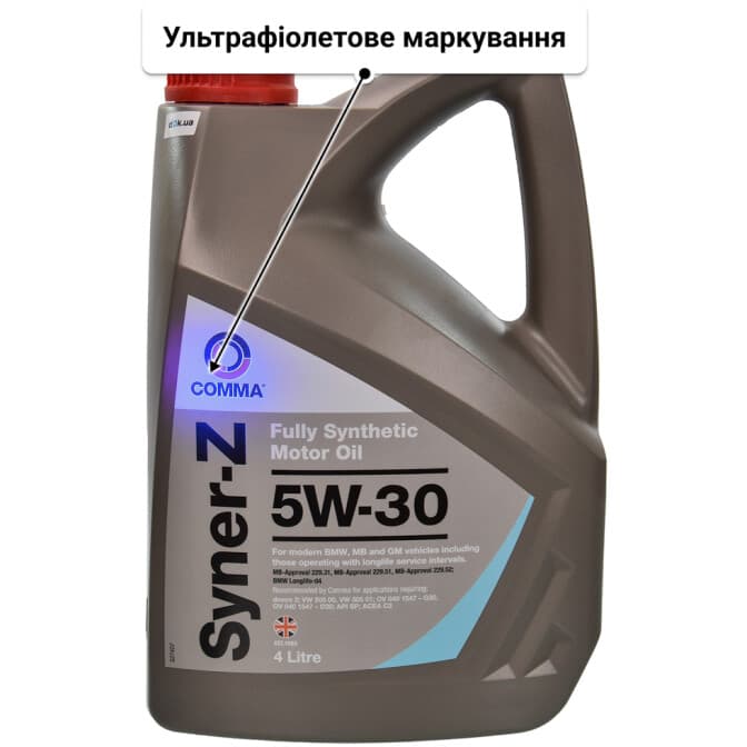 Comma Syner-Z 5W-30 (4 л) моторна олива 4 л