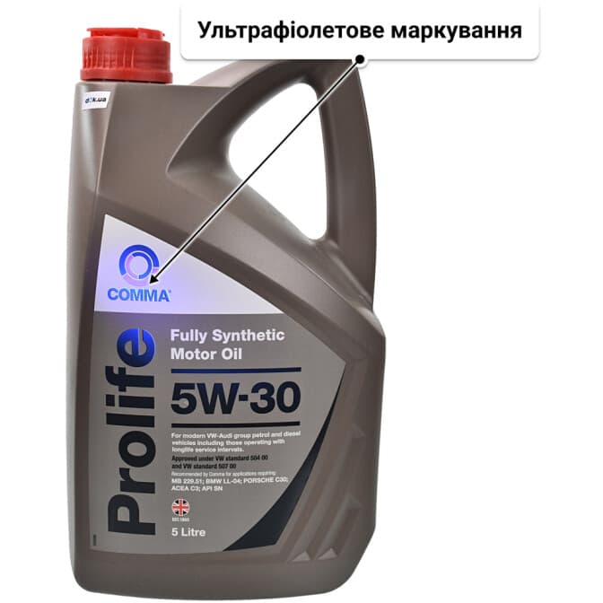 Comma Prolife 5W-30 (5 л) моторна олива 5 л