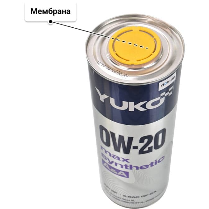 Yuko Max Synthetic 0W-20 (1 л) моторное масло 1 л
