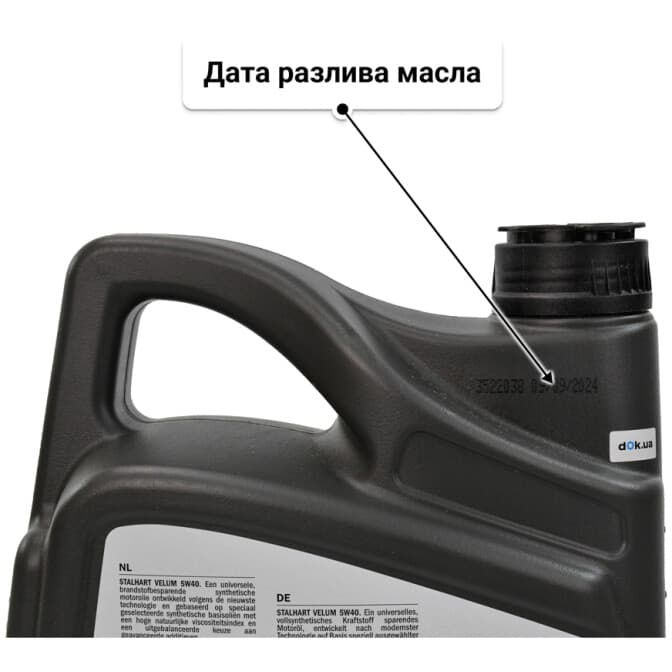 Масло Stalhart Velum 5W-40 4 л