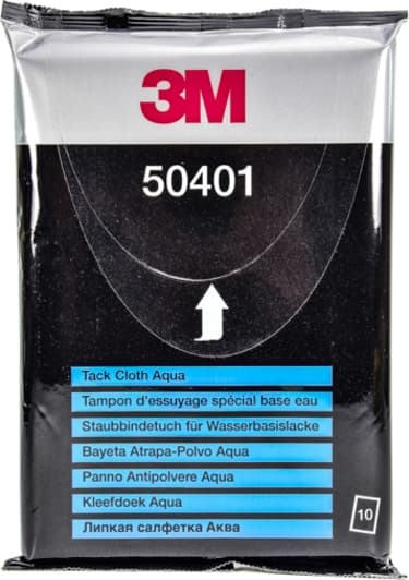 Салфетки 3M Tack Cloth Aqua 50401 из нетканого материала 43х30 см 10 шт