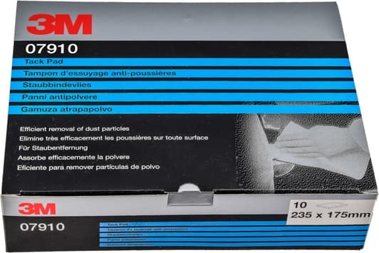 Салфетки 3M Tack Pad 07910 из нетканого материала 175х235 мм 10 шт