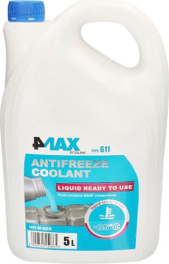 4Max G11 синій -35 °C, 5 л готовий антифриз