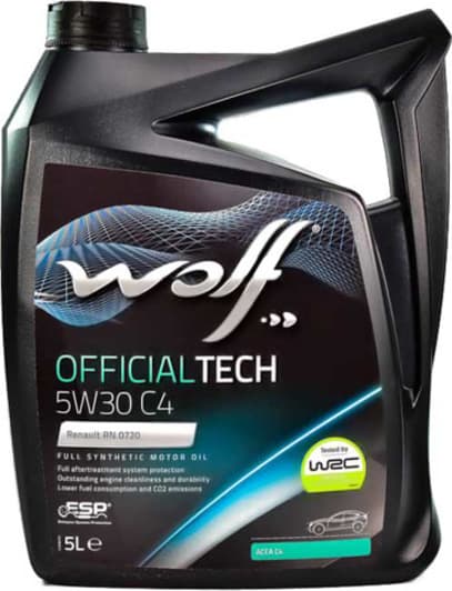 Wolf Officialtech C4 5W-30 (5 л) моторное масло