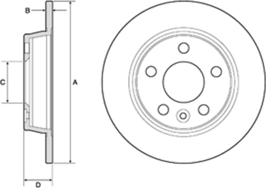 BG3026 Delphi Тормозной диск