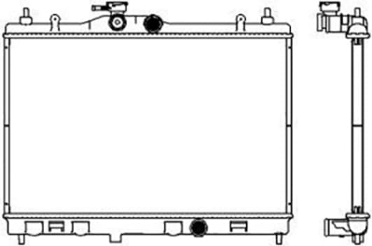 68798 Nissens Радиатор охлаждения двигателя для Nissan Tiida